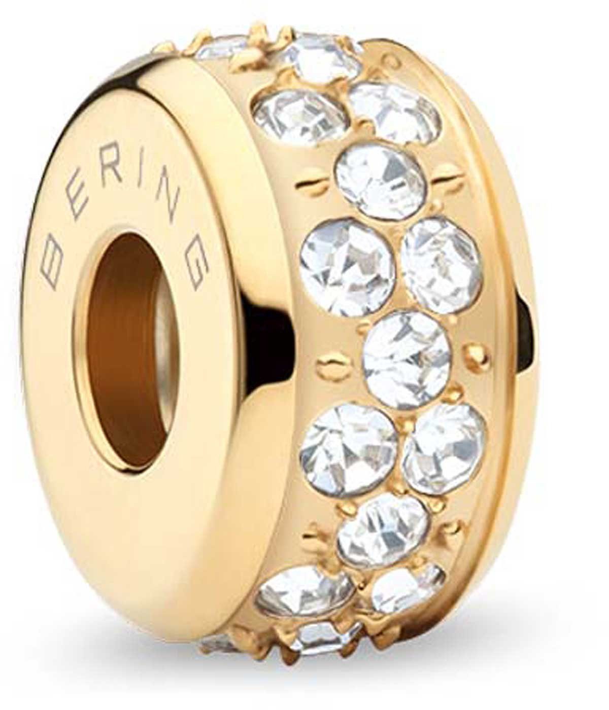 Bering Kettenanhänger Charm aus Edelstahl mit Steinen besetzt - Bering Jewe günstig online kaufen