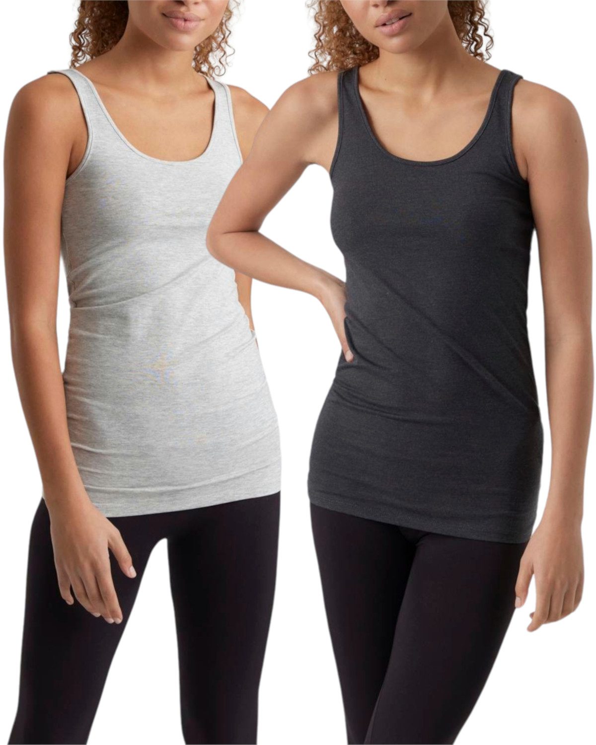 Vero Moda Tanktop (Set, 2er-Pack) Basic Shirt im Doppelpack günstig online kaufen