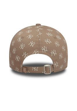 New Era Baseball Cap New Era Wmns Monogram 9Forty Adjustable Damen Cap NY YANKEES Beige