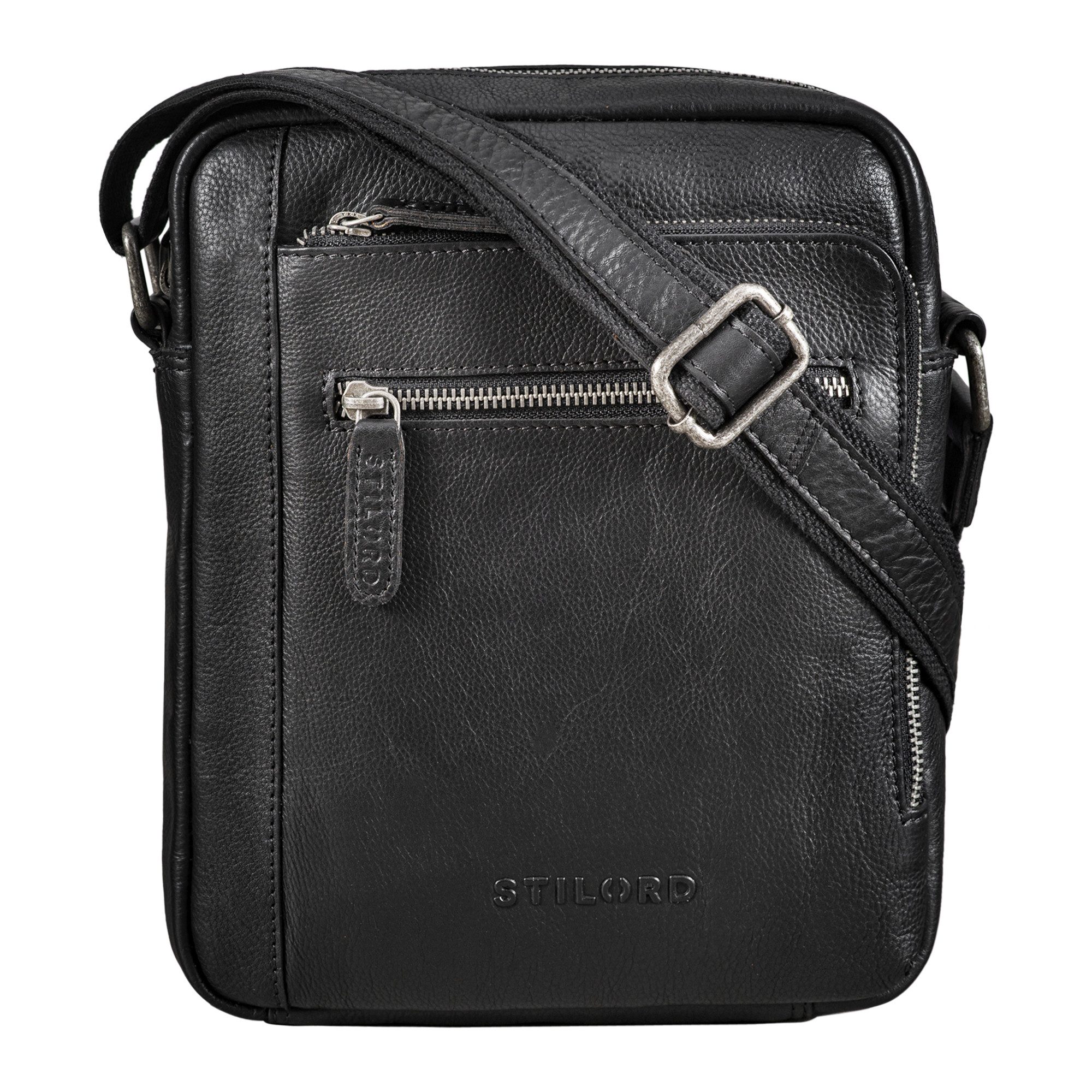 STILORD Schultertasche "Bruce" Vintage Herrentasche Ledertasche