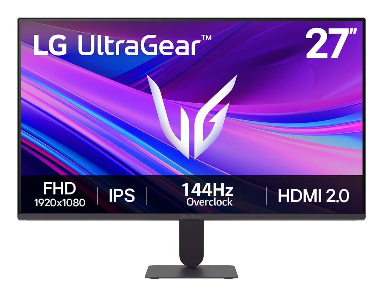 Valentinstagsgeschenk LG 27G411A LCD-Monitor (Gaming-Monitor, 144 Hz, Full HD, IPS, HDR10, neigbar), schwarz