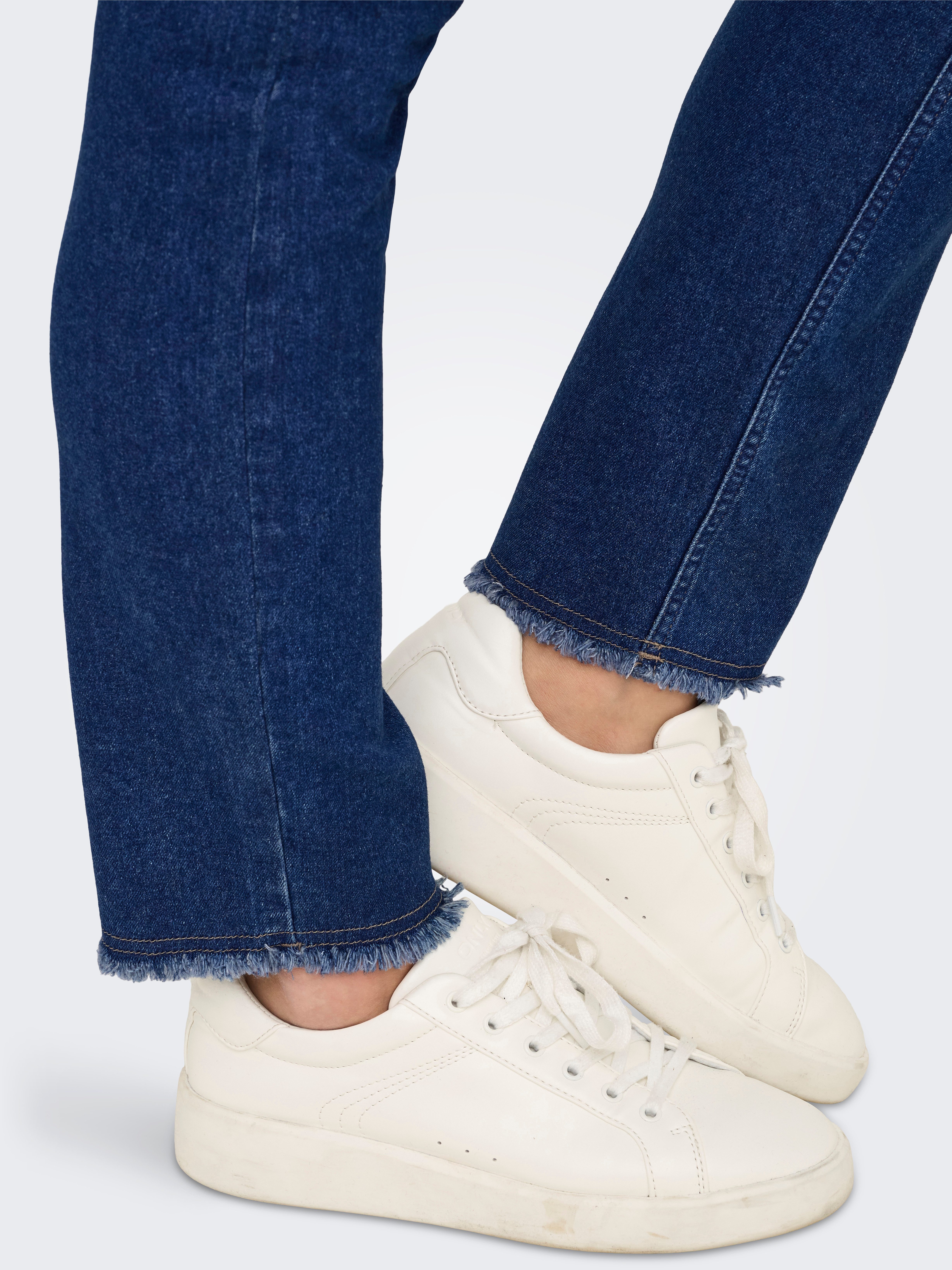 ONLY CARMAKOMA Skinny-fit-Jeans CARHUSH MID SKINNY ANK RW DNM AKM187