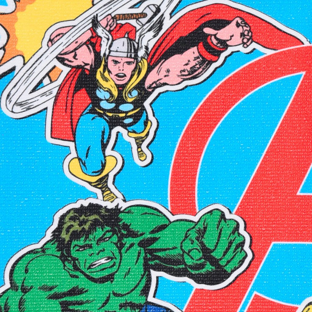 MARVEL Handtücher Avengers Vintage Handtuch 40x30 cm, 100% Polyester (1-St)