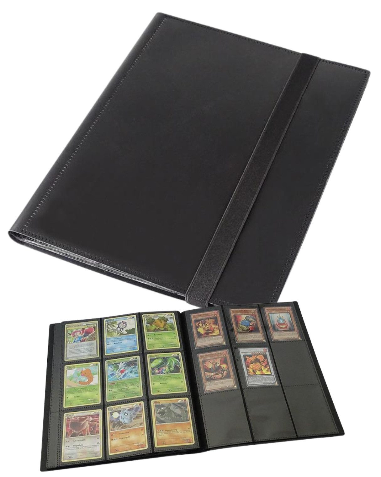 SIMGET. Sammelkarte Sammelalbum für 360 Pokemon Karten Sammelkarten Card Binder, 20 Seiten