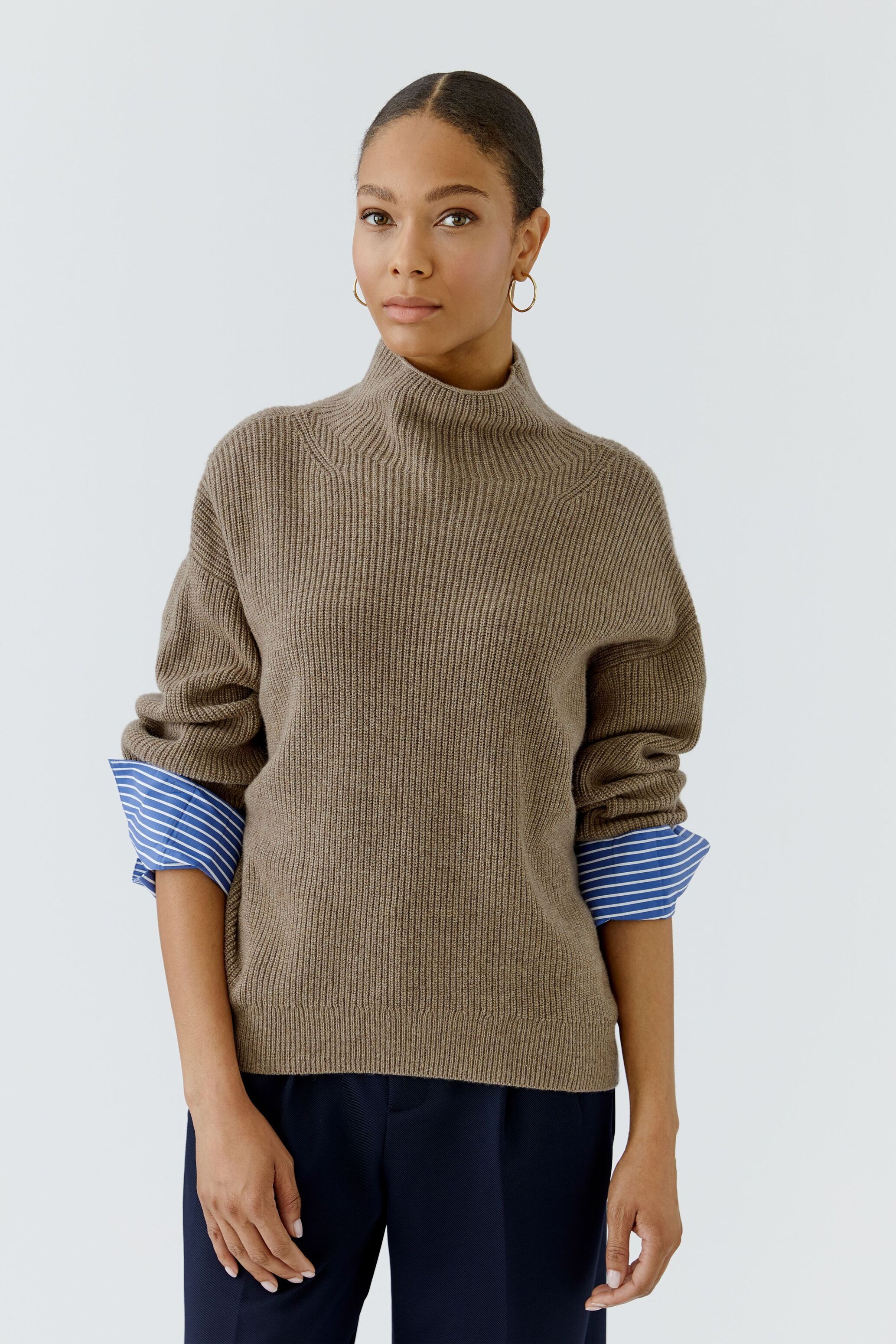 Oui Rollkragenpullover