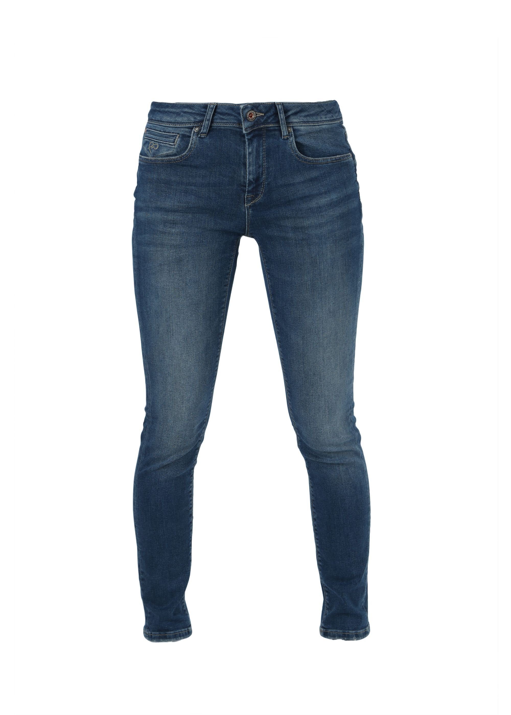 Silver 5-Pocket-Jeans Look Monika of Blue Denim Used im Miracle