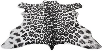 Fellteppich »Hun Snow Leopard«, Living Line, fellförmig, Höhe 7 mm, Kunstfell, bedruckt, waschbar, ideal im Wohnzimmer & Schlafzimmer