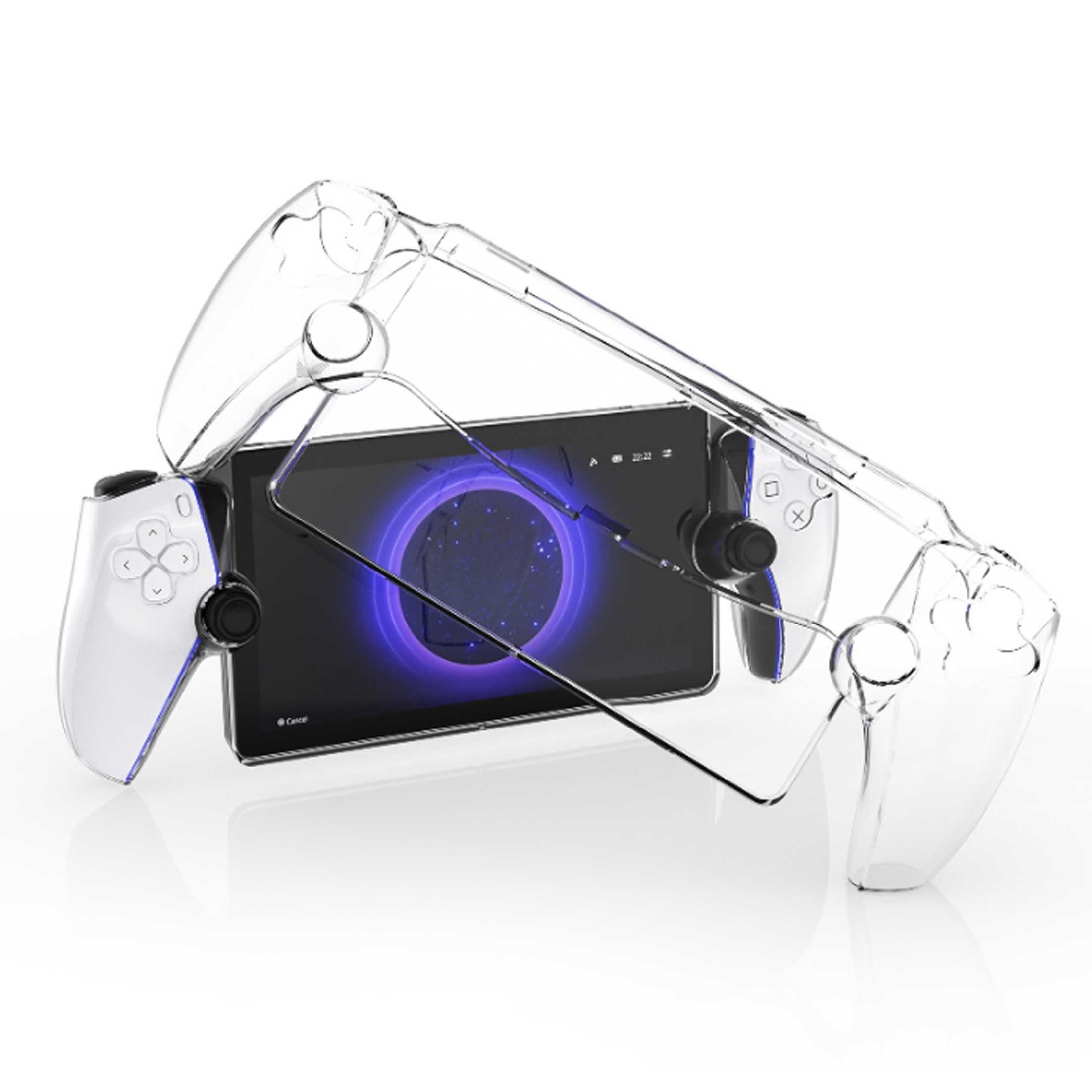 Diida Rahmentasche PS5 Portal Handheld-Kristallhülle,Geteiltes Gehäuse