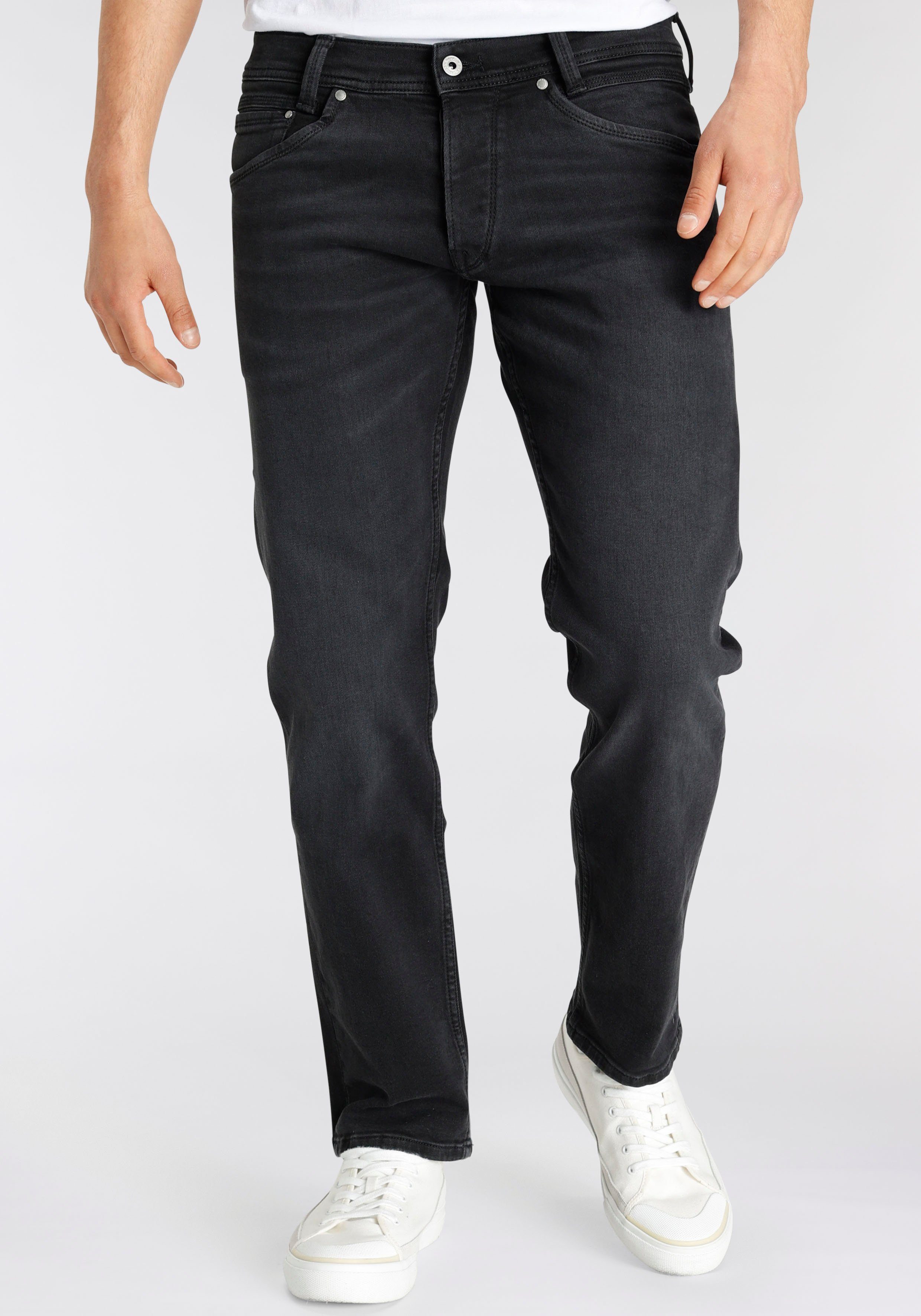 Pepe Jeans Spike washed black Regular-fit-Jeans