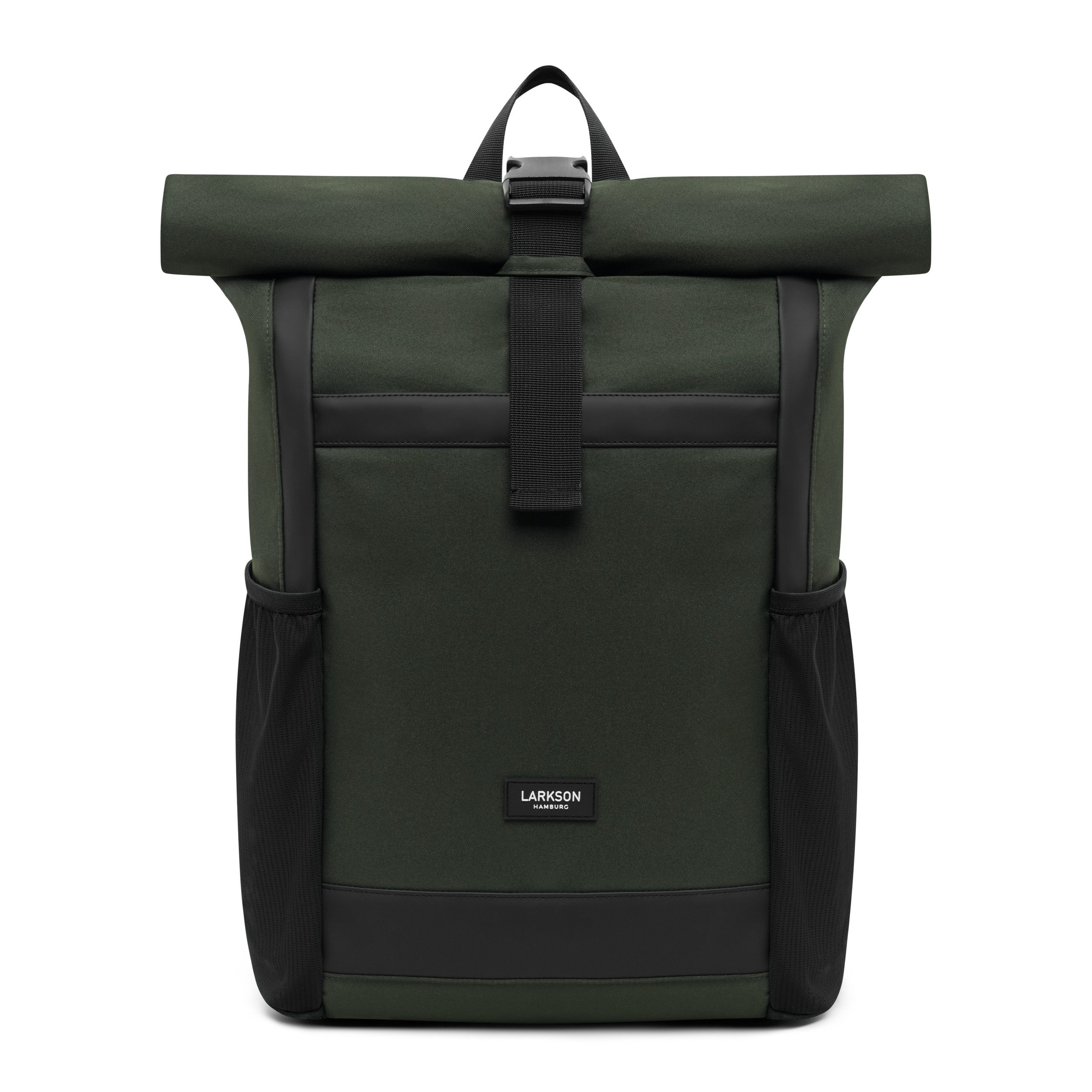 LARKSON Cityrucksack No 2, Rolltop Damen Herren, Laptop Fach (1-tlg), Wasserabweisend