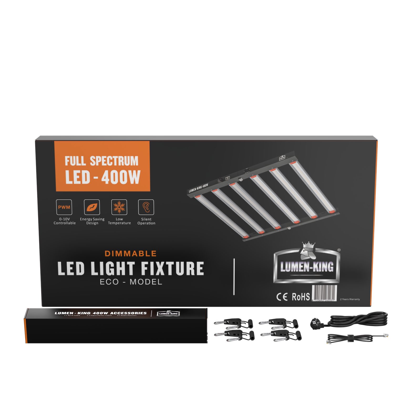 Lumen-King Pflanzenlampe Lumen-King LED Leuchte 400W ECO • 2,7  µmol/J, LED günstig online kaufen