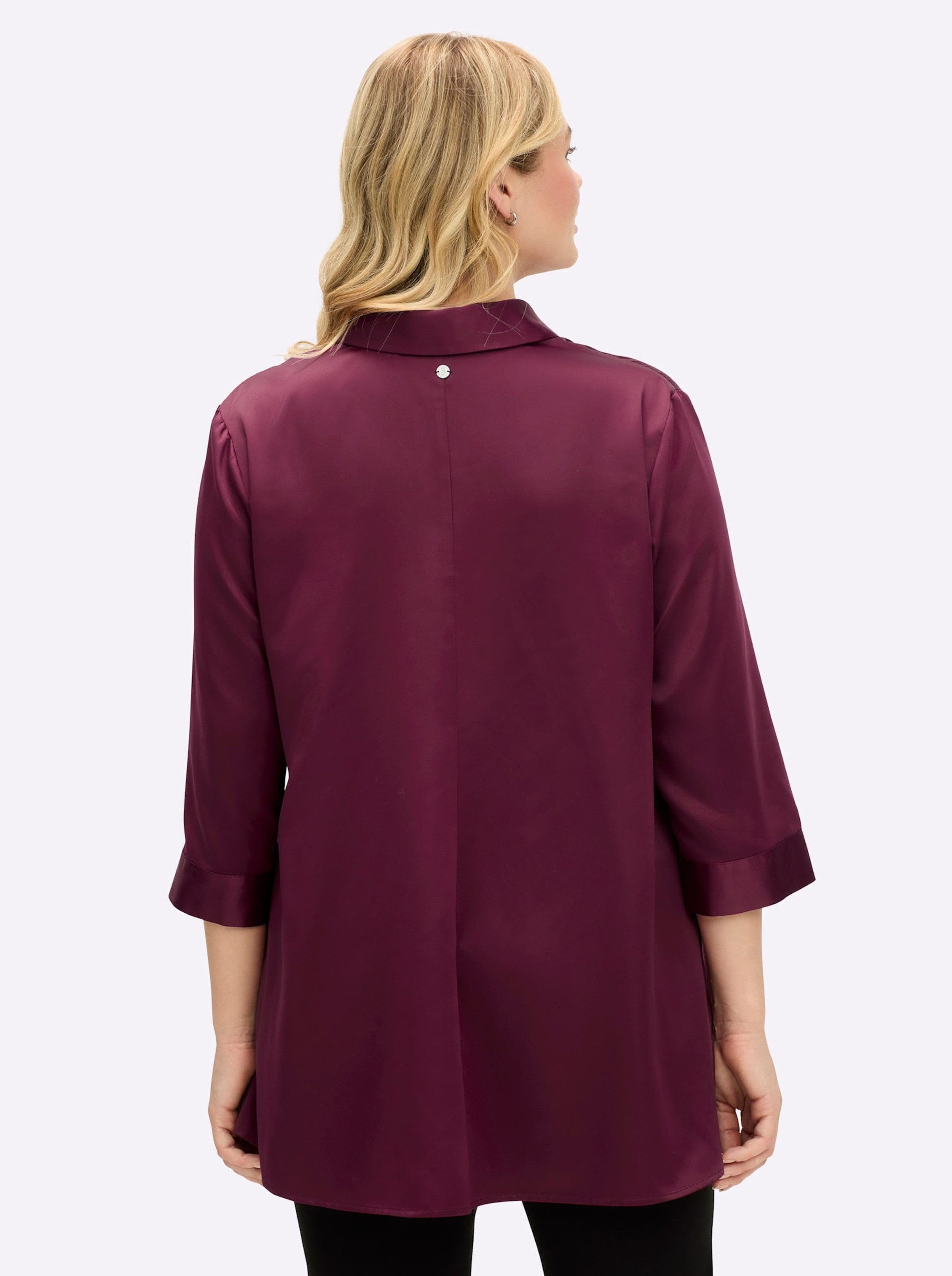 Sheego Klassische Bluse Bluse 3/4-Arm