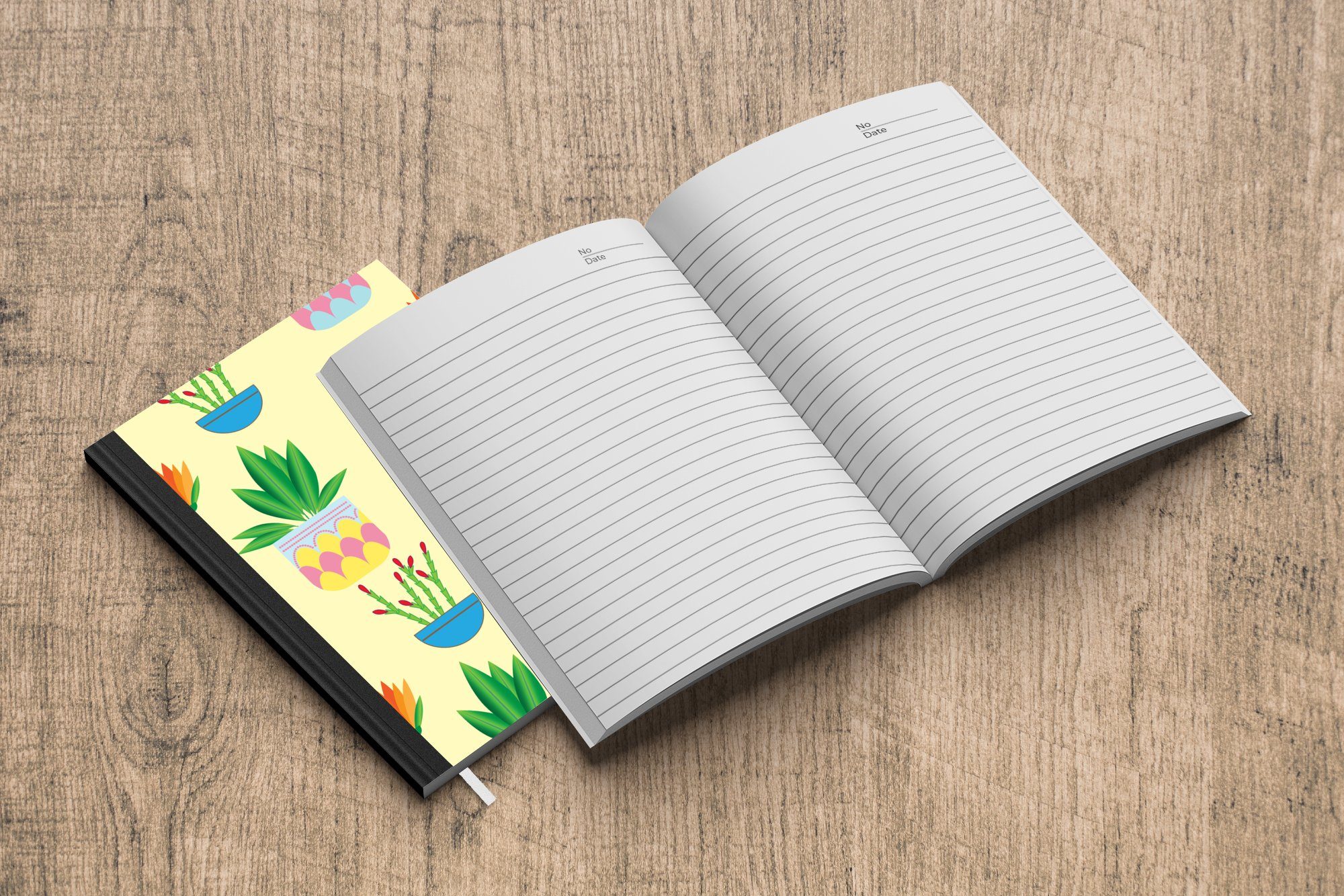 Regenbogen, 98 Haushaltsbuch - Pflanzen Notizbuch Muster Tagebuch, Blumentopf Seiten, Merkzettel, MuchoWow - - Journal, Notizheft, A5,