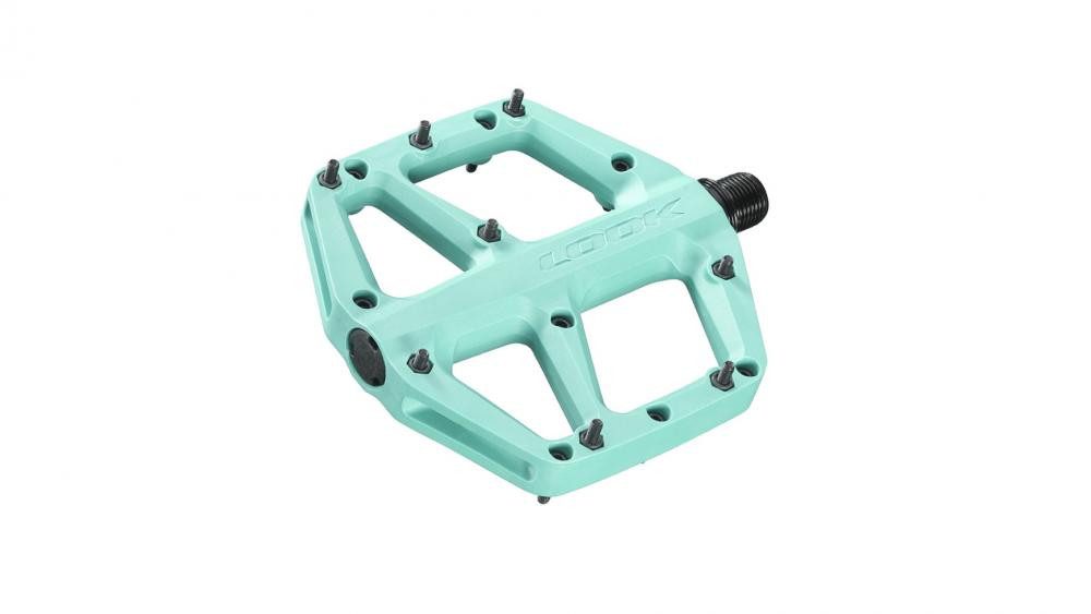 Look Plattformpedale LOOK Trail Fusion MTB Plattformpedale, ice blue: hochwertige Flatpedal