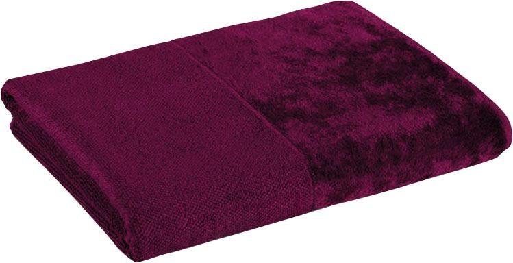 Möve Duschtuch MÖVE Bamboo Luxe, Frottier (1-St), mit seidig glänzenden Bordüren