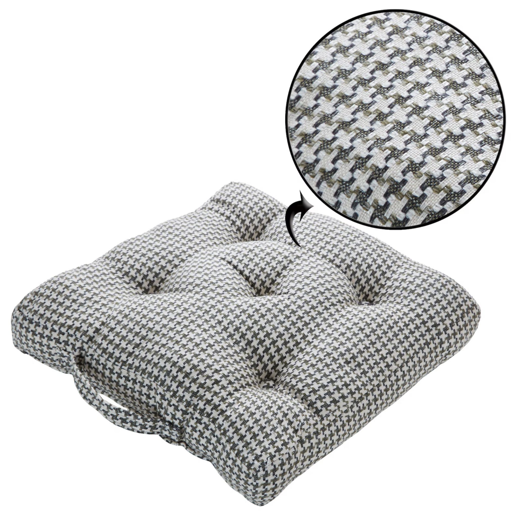 gowoll Stuhlkissen Stuhlkissen Sitzkissen 50x50x10cm Bankkissen Indoor Outdoor