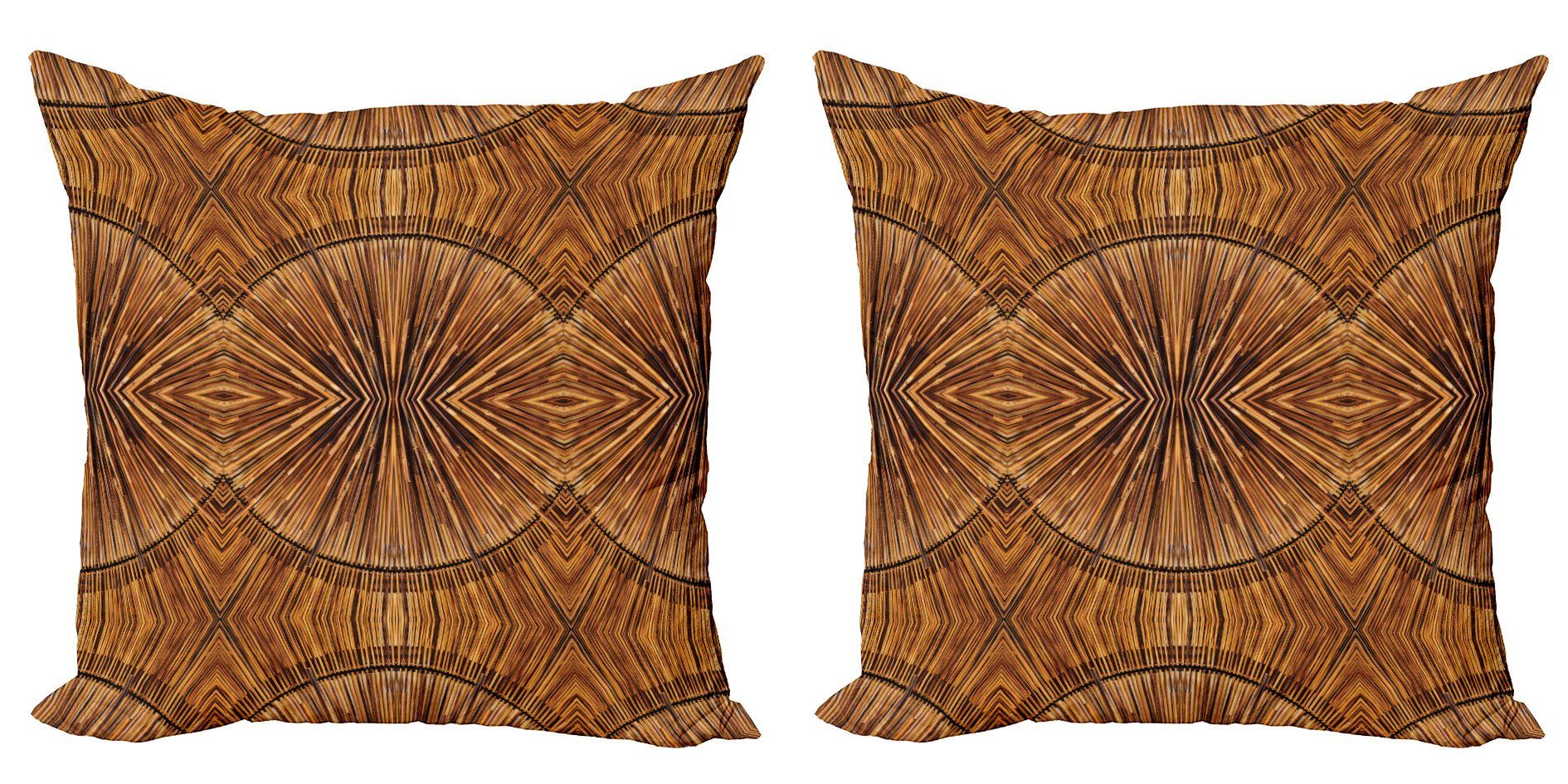 Kissenbezüge Modern Accent Doppelseitiger Digitaldruck, Abakuhaus (2 Stück), Stammes Eastern Bamboo Pattern