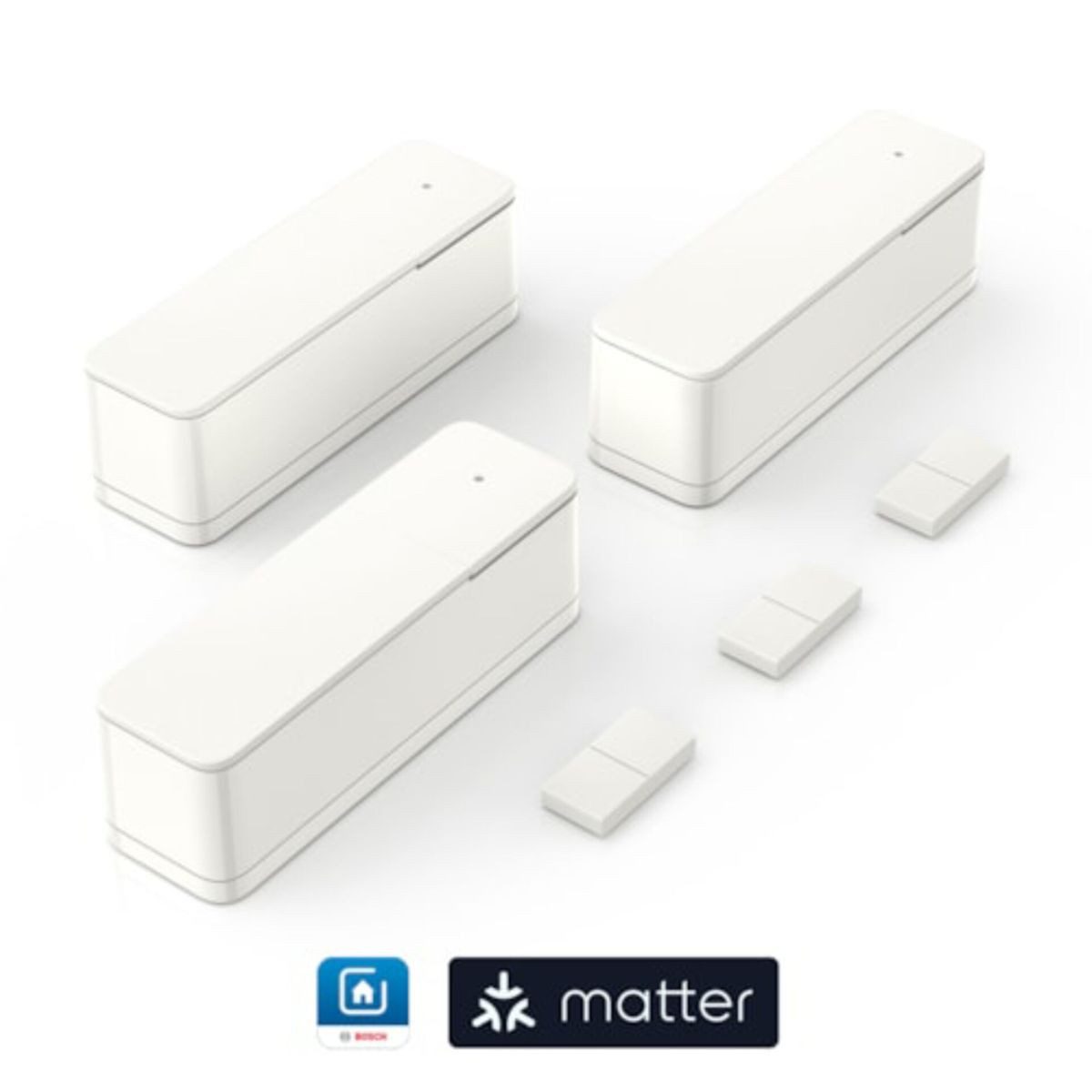 Smart Home Tür-Fenster- kontakt II [+M], 3 Stück Alarmanlage