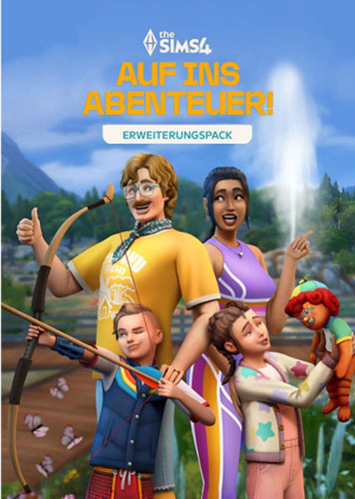 Sims 4 - Auf ins Abenteuer!- Erweiterungspack (Code in a Box) PC PC