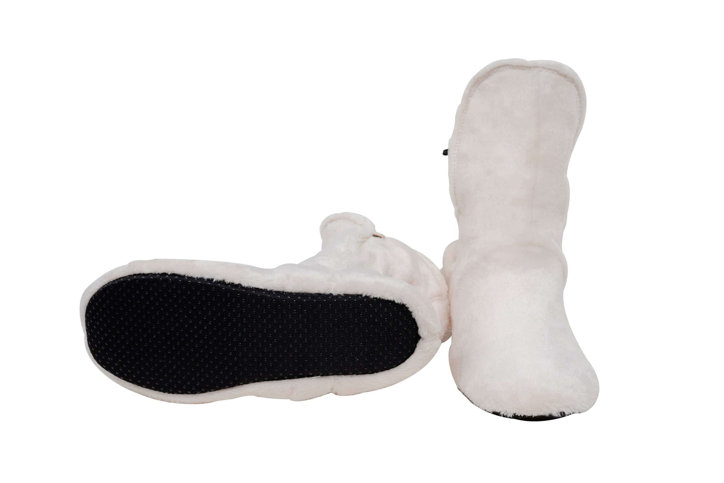 RAIKOU Klassische Hausschuhe Damen Herren rutschfester Sohle Hüttenschuhe Hausschuh (Set) flauschig