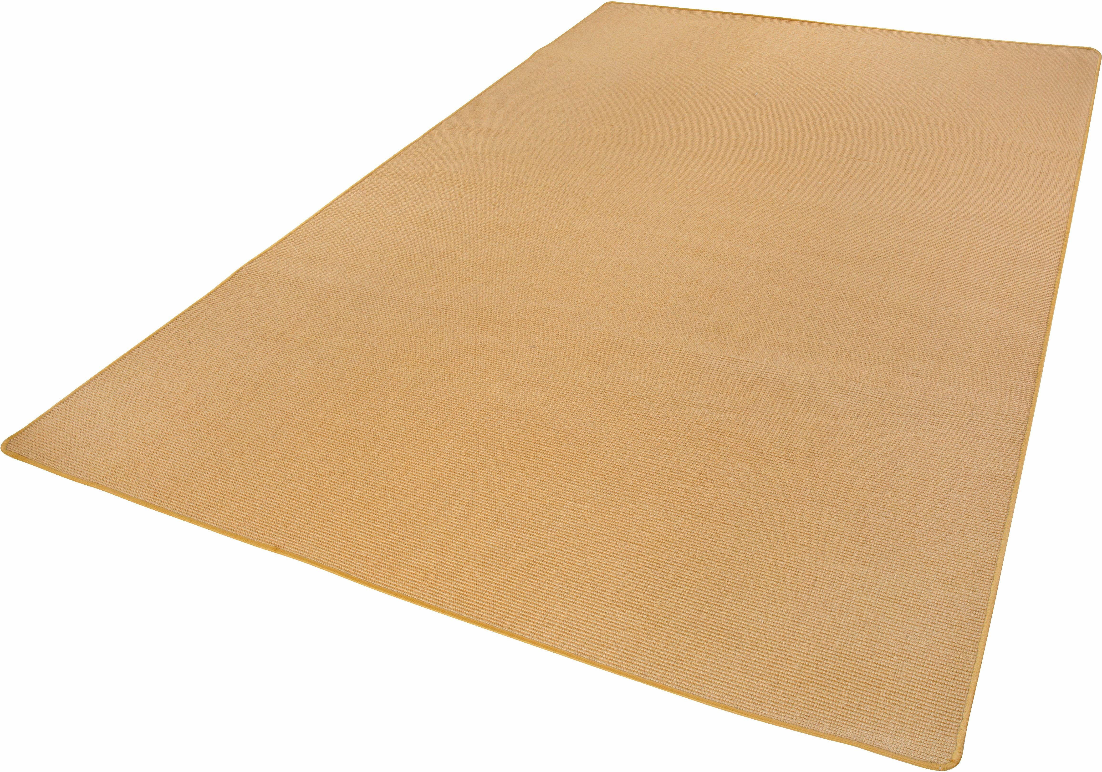 5 Sisalteppich Andiamo, Flachgewebe, 100% Sisal, Höhe: mm, Sisal, rechteckig, Wohnzimmer Obermaterial: