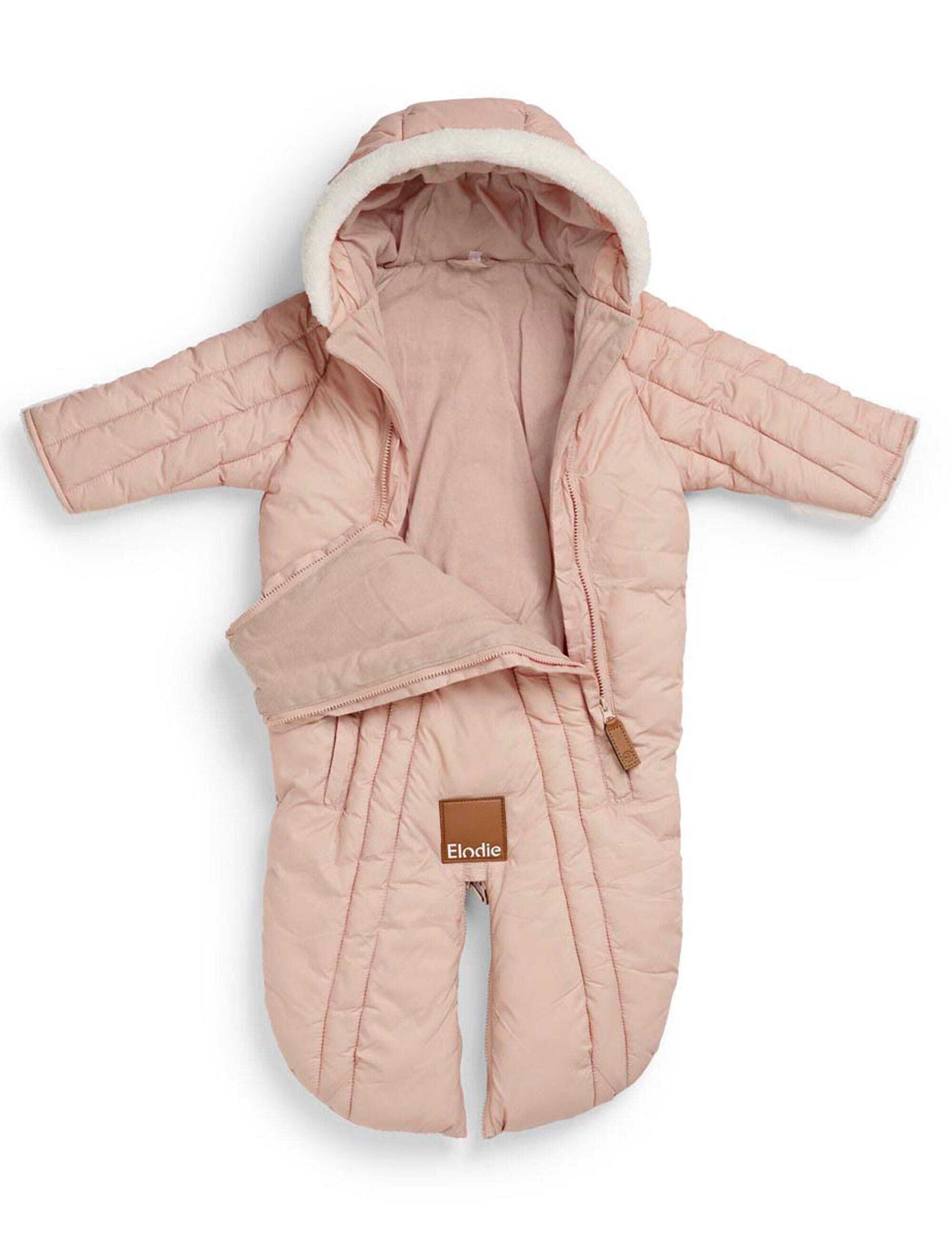 Elodie Floral Fußsack (1-tlg) Blushing Schneeoverall Pink Overall,