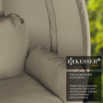 KESSER Hängesessel, KESSER® Luxe Hängesessel mit Gestell + weicher Sitzkissen