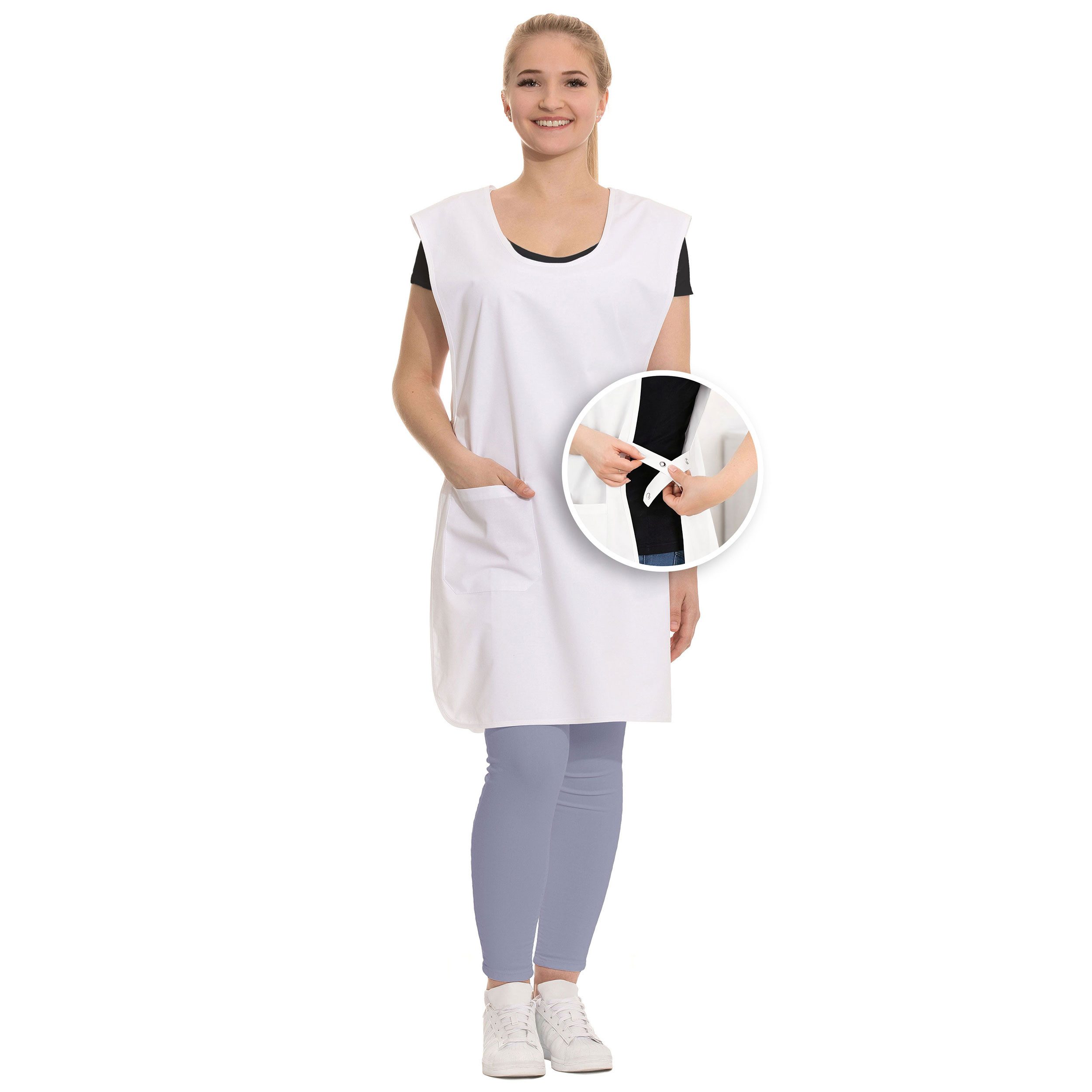 ZOLLNER Kochschürze, (1-tlg), 27 x 37 cm, 65% Polyester, 35% Baumwolle