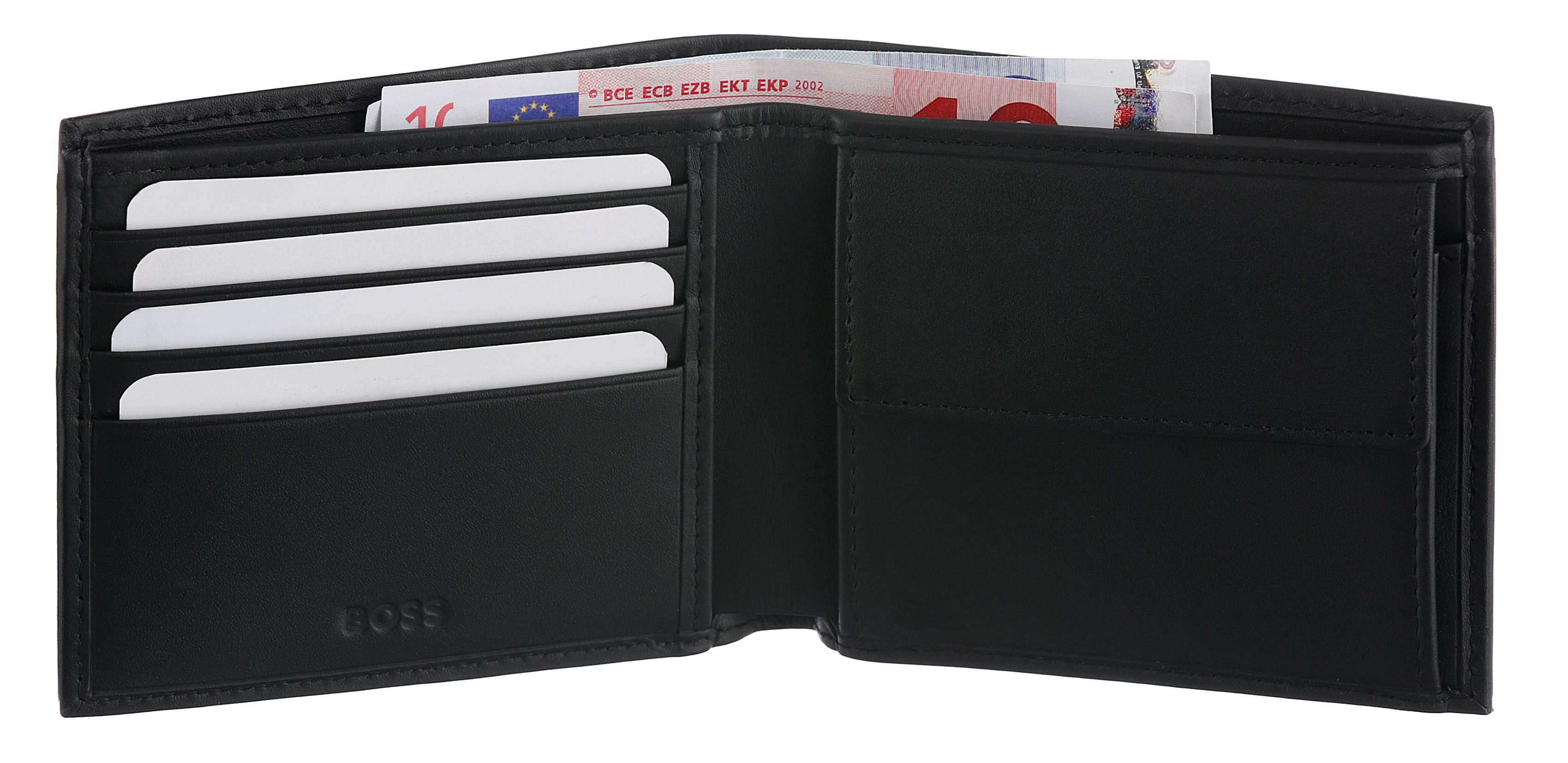 BOSS Geldbörse Randy_4cc coin, Geldbeutel, Herren Portemonnaie zum Klappen