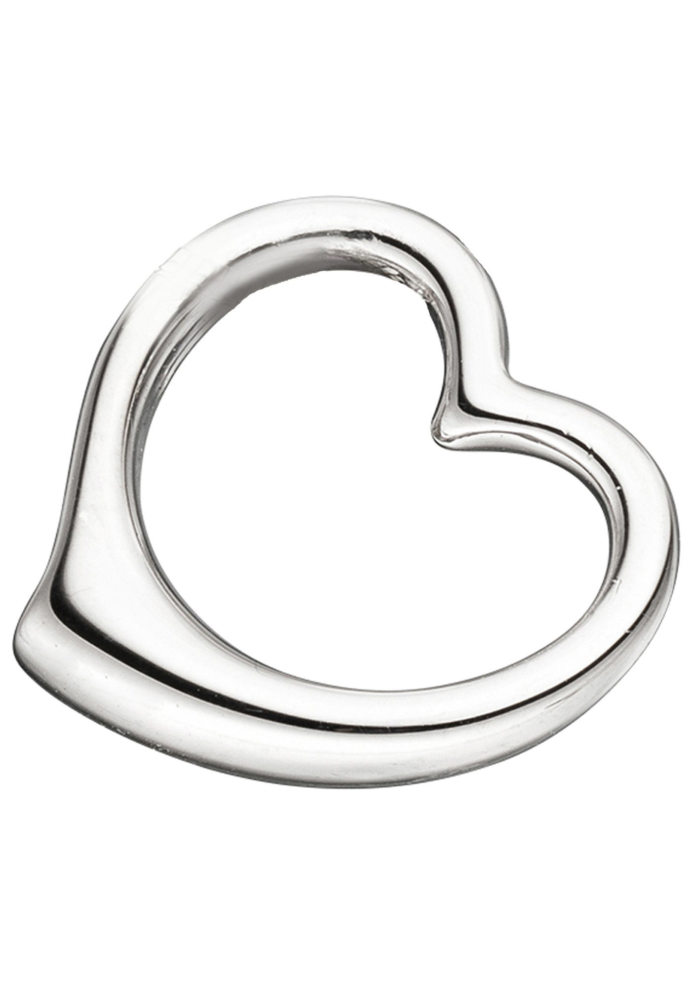 JOBO Herzanhänger Anhänger Schwingherz, 925 Silber