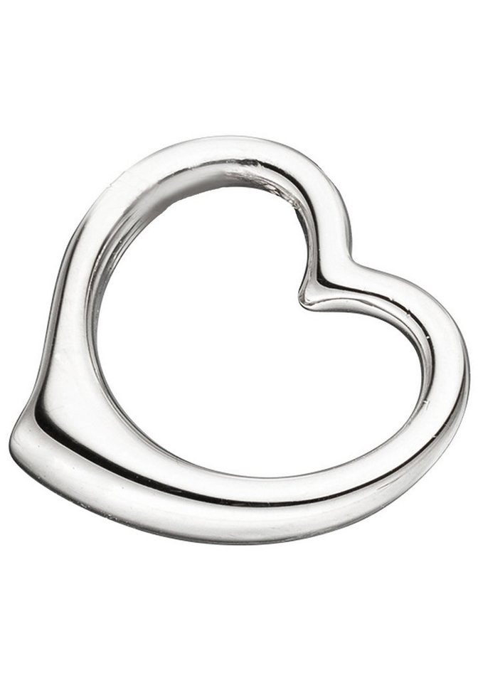 JOBO Herzanhänger Anhänger Schwingherz, 925 Silber