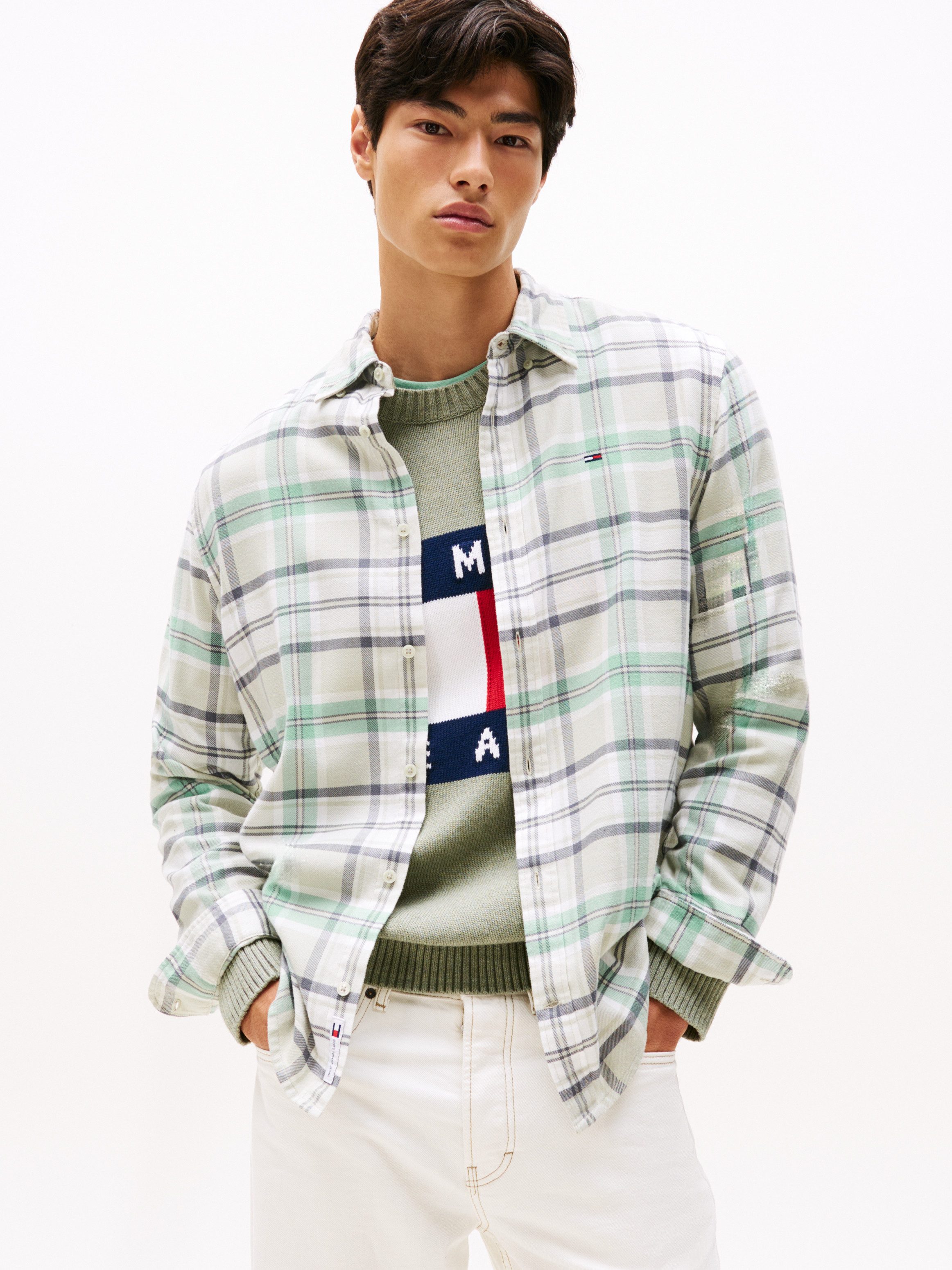 Tommy Jeans Flanellhemd TJM REG FLANNEL günstig online kaufen