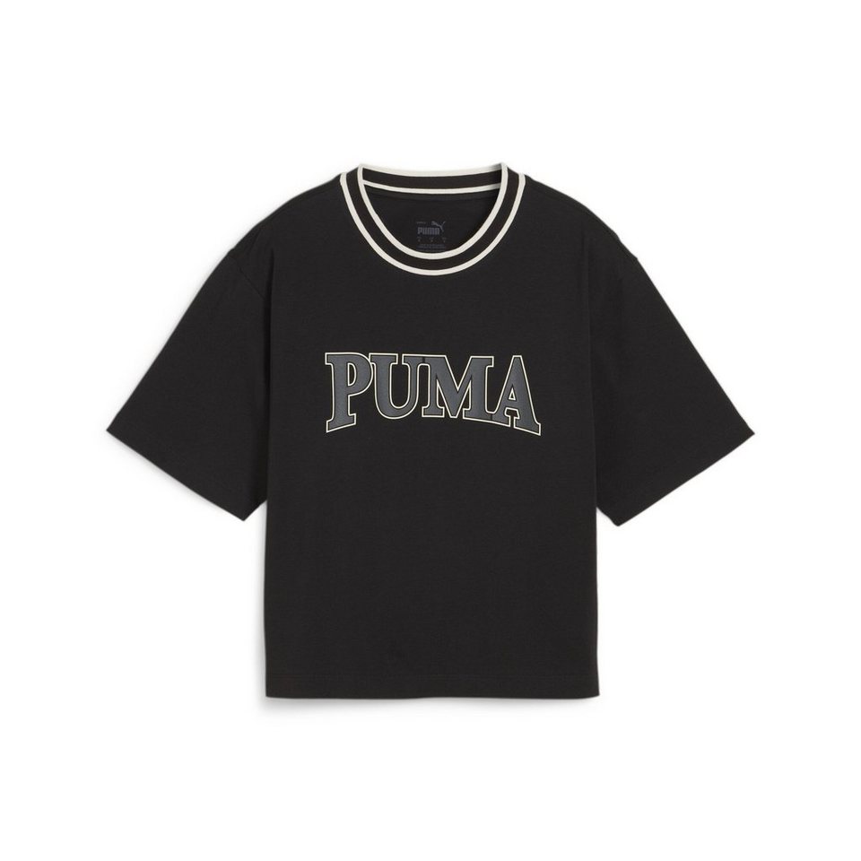 PUMA T-Shirt PUMA SQUAD Graphic T-Shirt Damen, Rundhalsausschnitt