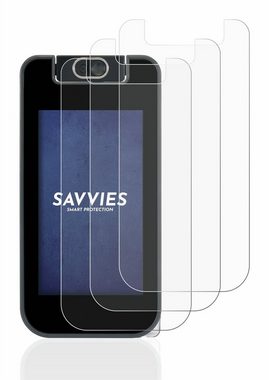 Savvies Schutzfolie für Vtech Kidicom Advance 3.0, Displayschutzfolie, 6 Stück, Folie klar