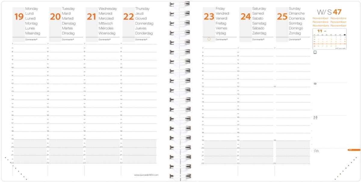 Buchkalender Terminkalender Time & Life Medium 16x16cm Metallic-Khaki 2026