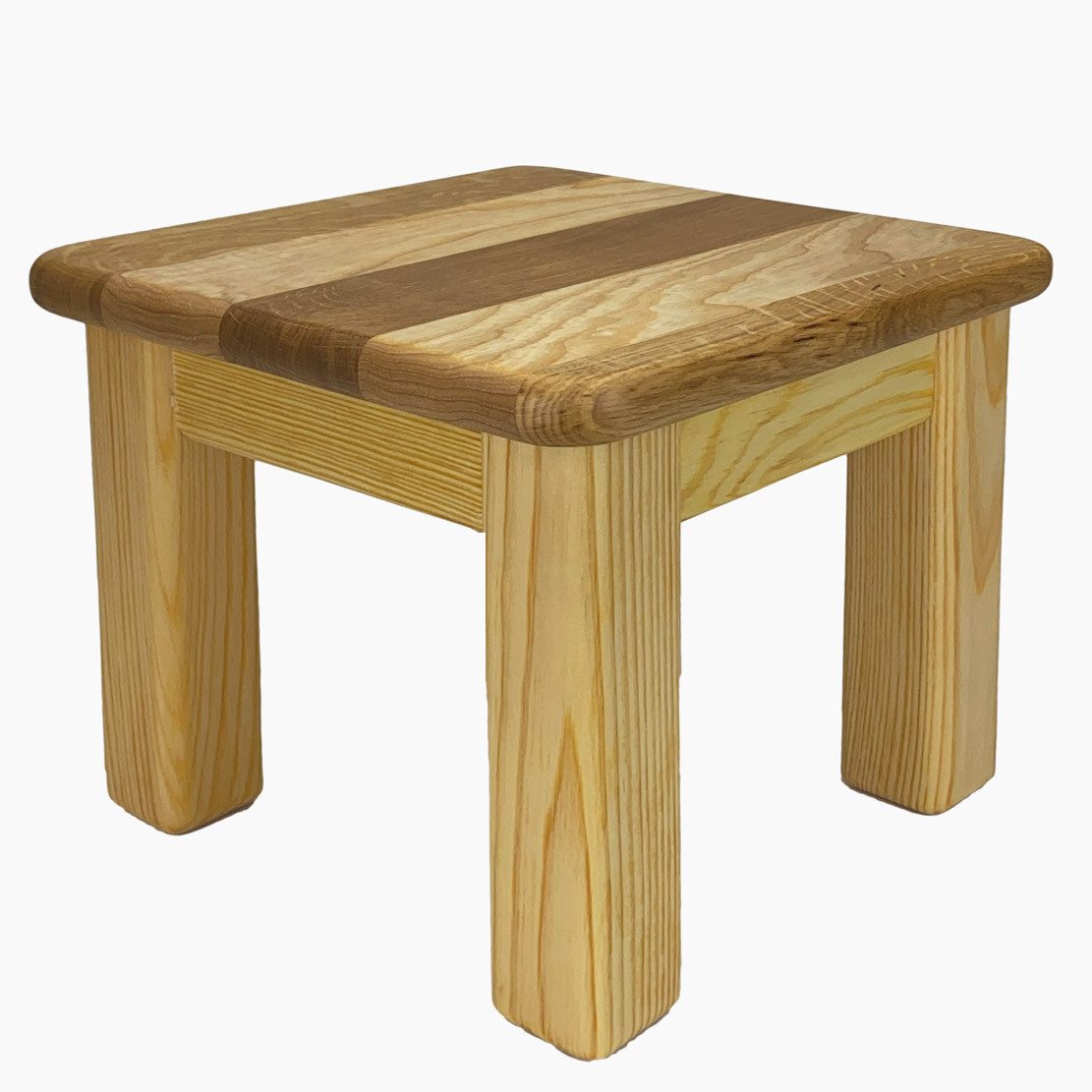 Madera Spielzeuge Hocker Hocker kleiner Bruder Zebraholz (Set, 1 St., 1 hocker), besonders handlich und sehr stabil