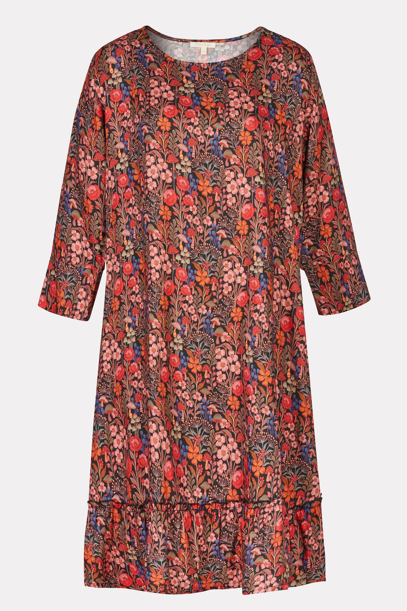 Himalaya Clothing Sommerkleid Kleid Damen mit farbenfrohem Blumenprint - Bl günstig online kaufen