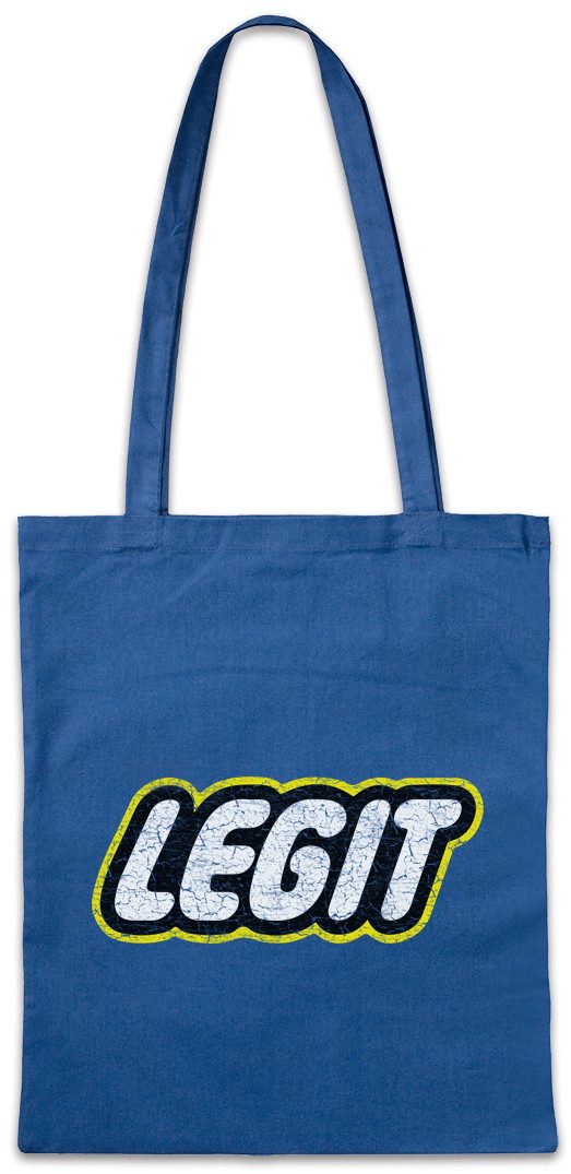 Urban Backwoods Beuteltasche Legit Stofftasche Hipster Indie Logo Klemmbausteine Brick Builder (1-tlg), Legal Spruch Motto Alternative