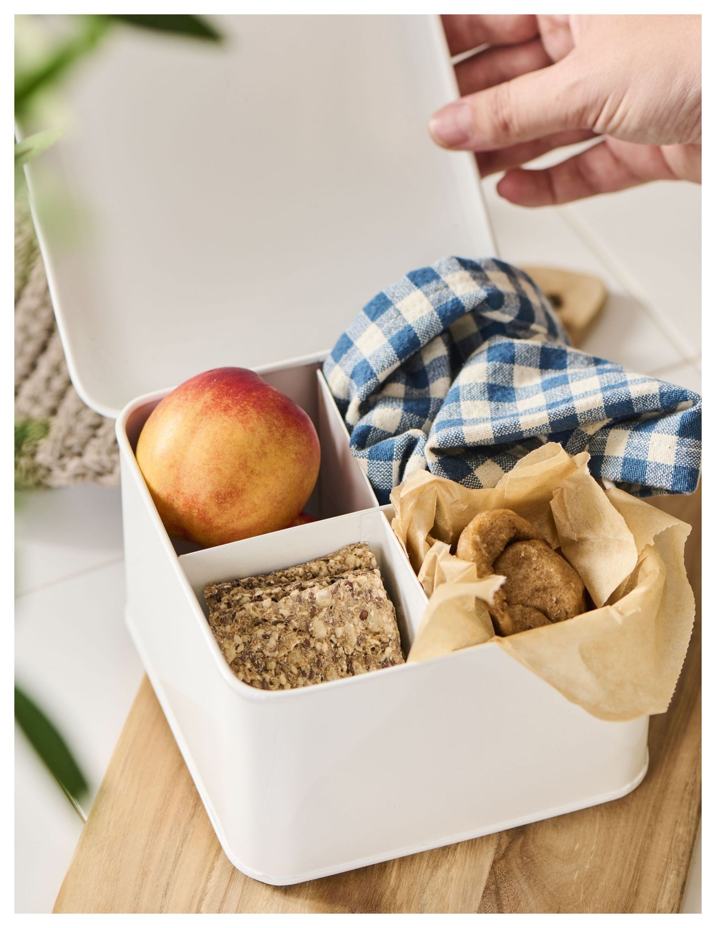 Ib Laursen Vorratsdose Ib Laursen Brotdose Lunchbox Vesperdose Trenner Entfernbar Metall