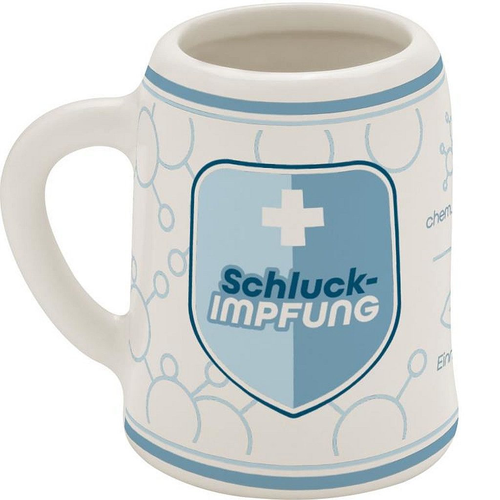 Sheepworld Schnapsglas Schnapskrug Schnapsglas Stamper Keramik Sheepworld SCHLUCKIMPFUNG, Material: Keramik