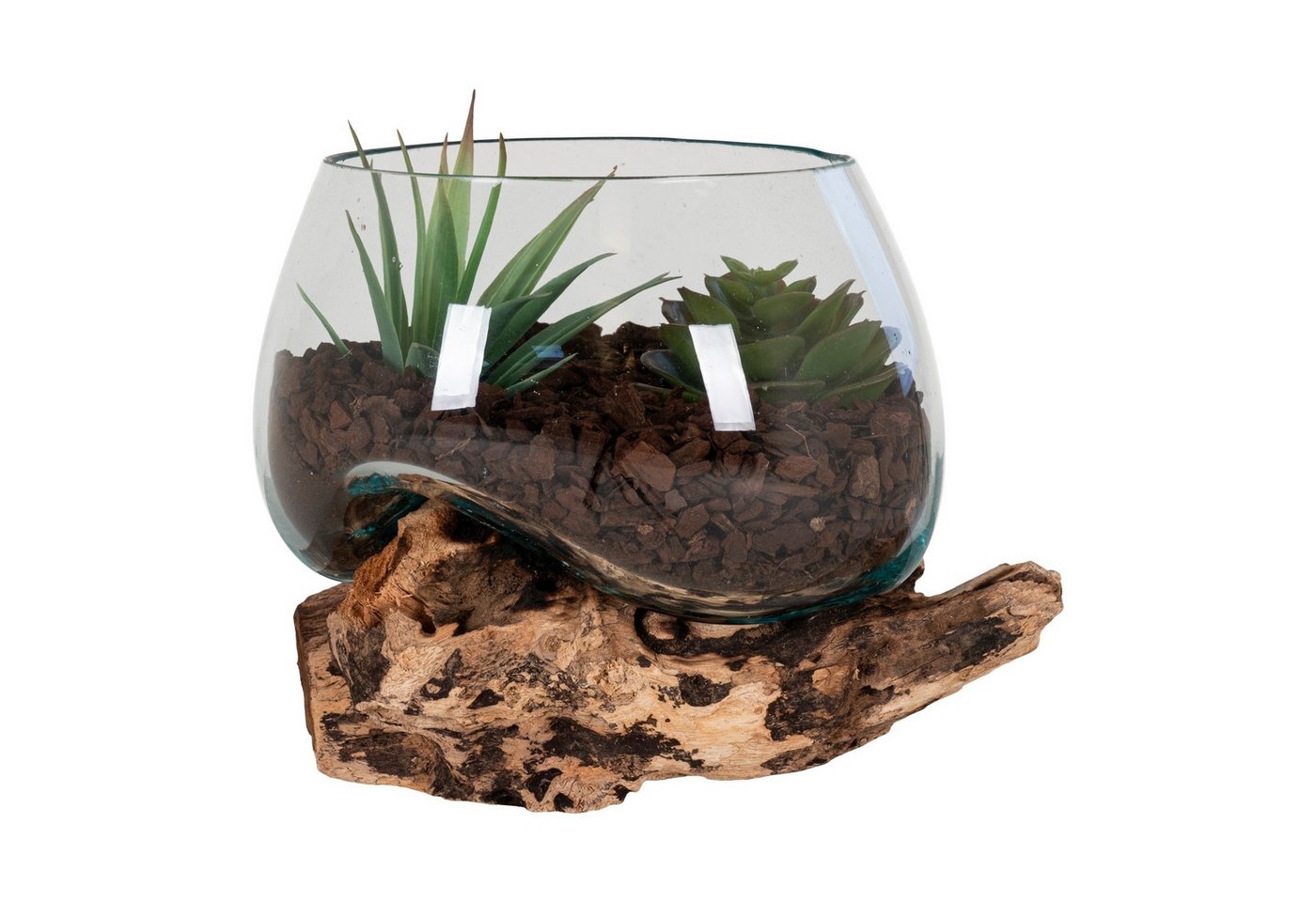 freiraum Dekovase San-Marino, in Natur, Massivholz - 15x15x15cm (BxHxT)