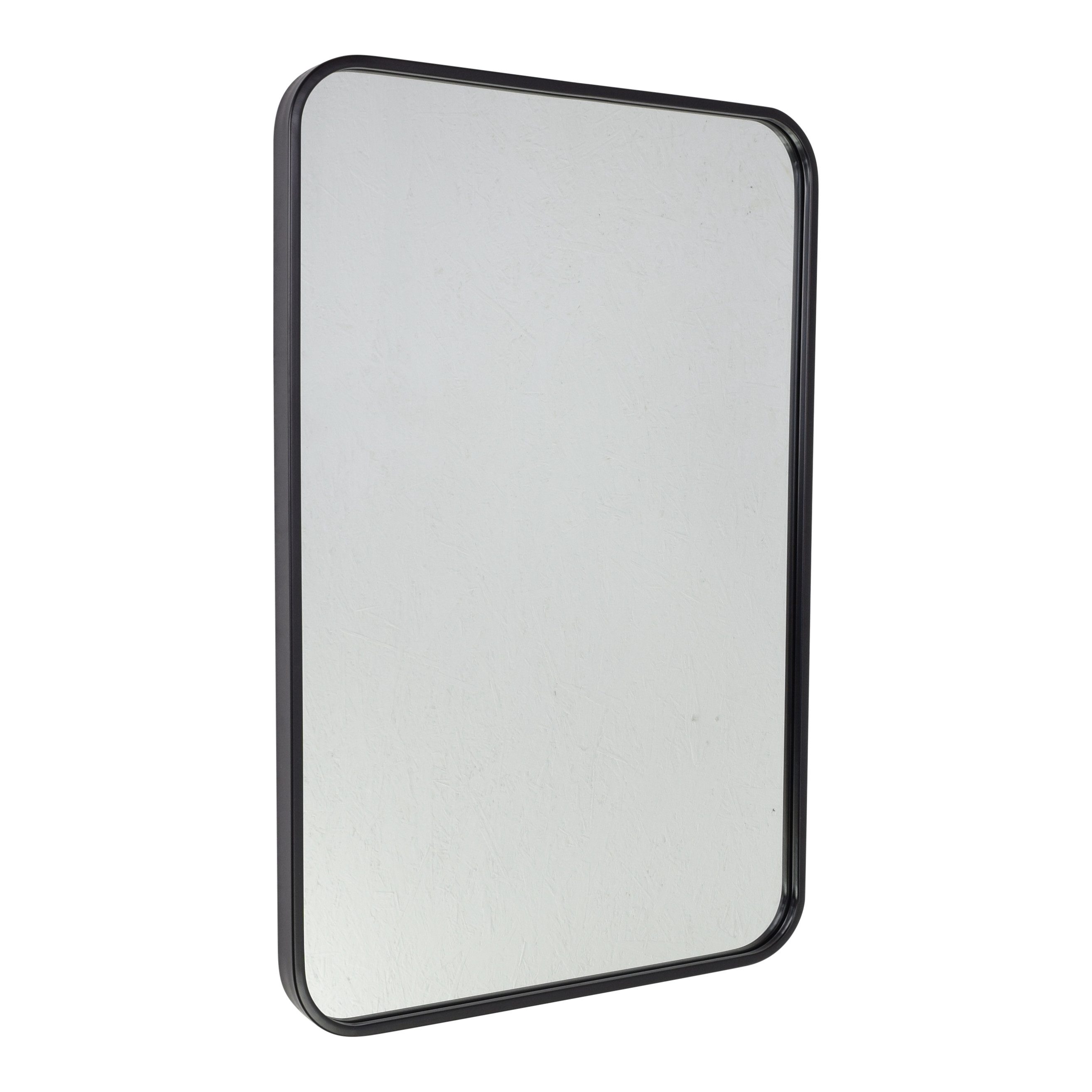 Fragix Wandspiegel Fragix Boston Spiegel Rechteckig - Schwarz - Metall - 75x50