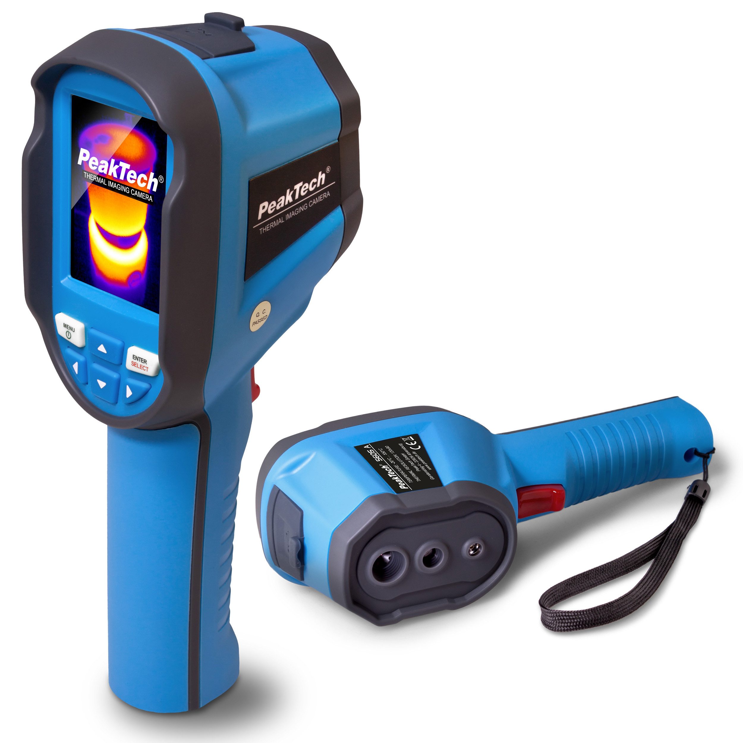 PeakTech Wärmebildkamera Wärmebildkamera 120×90 px, −20 °C bis +550 °C, Foto