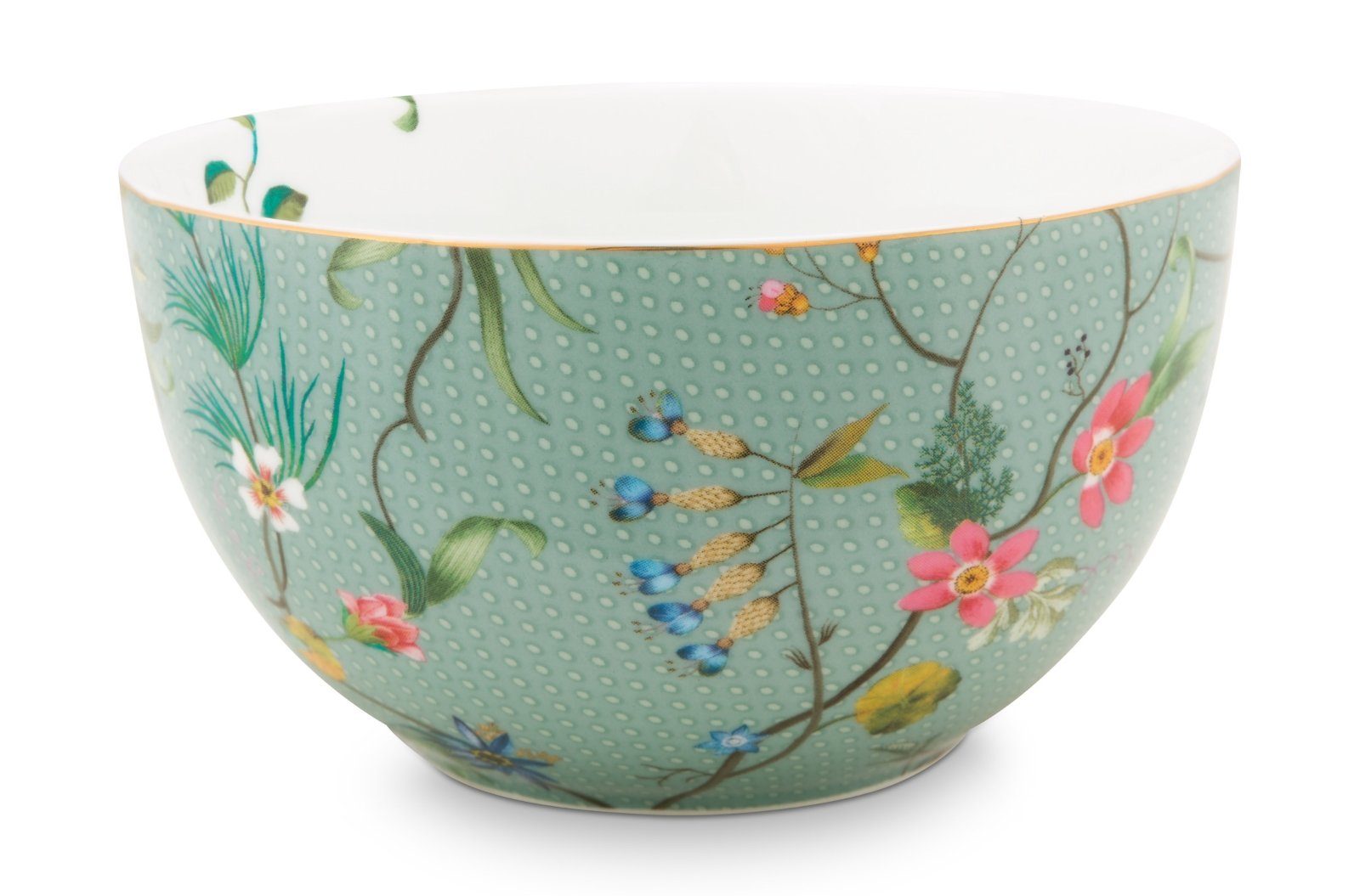 Schale Jolie Flowers Blue Bowl 12 cm