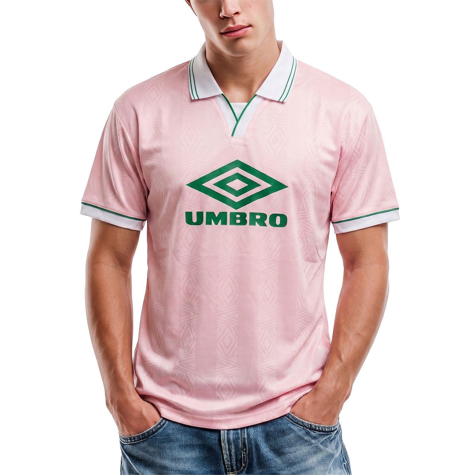 Umbro Poloshirt Shirt Umbro Boxy "Umbro" Logo-Print auf der Vorderseite