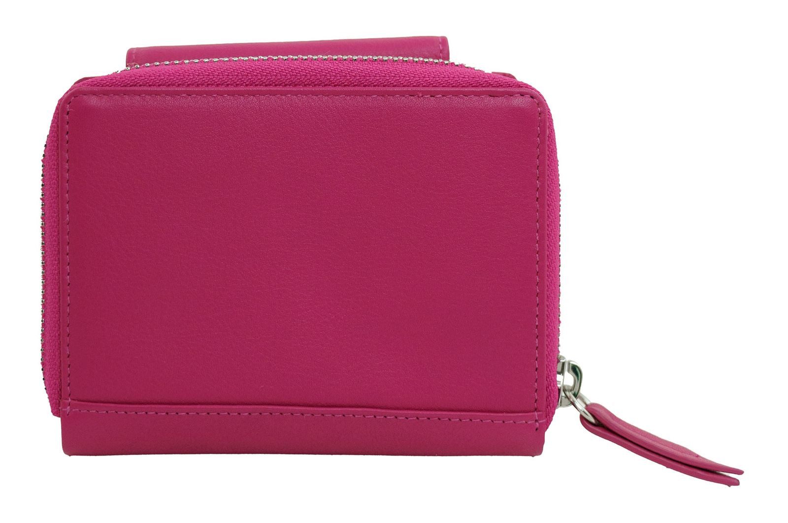 Braun Büffel Geldbörse Zip Wallet, mit RFID-Blocker Schutz