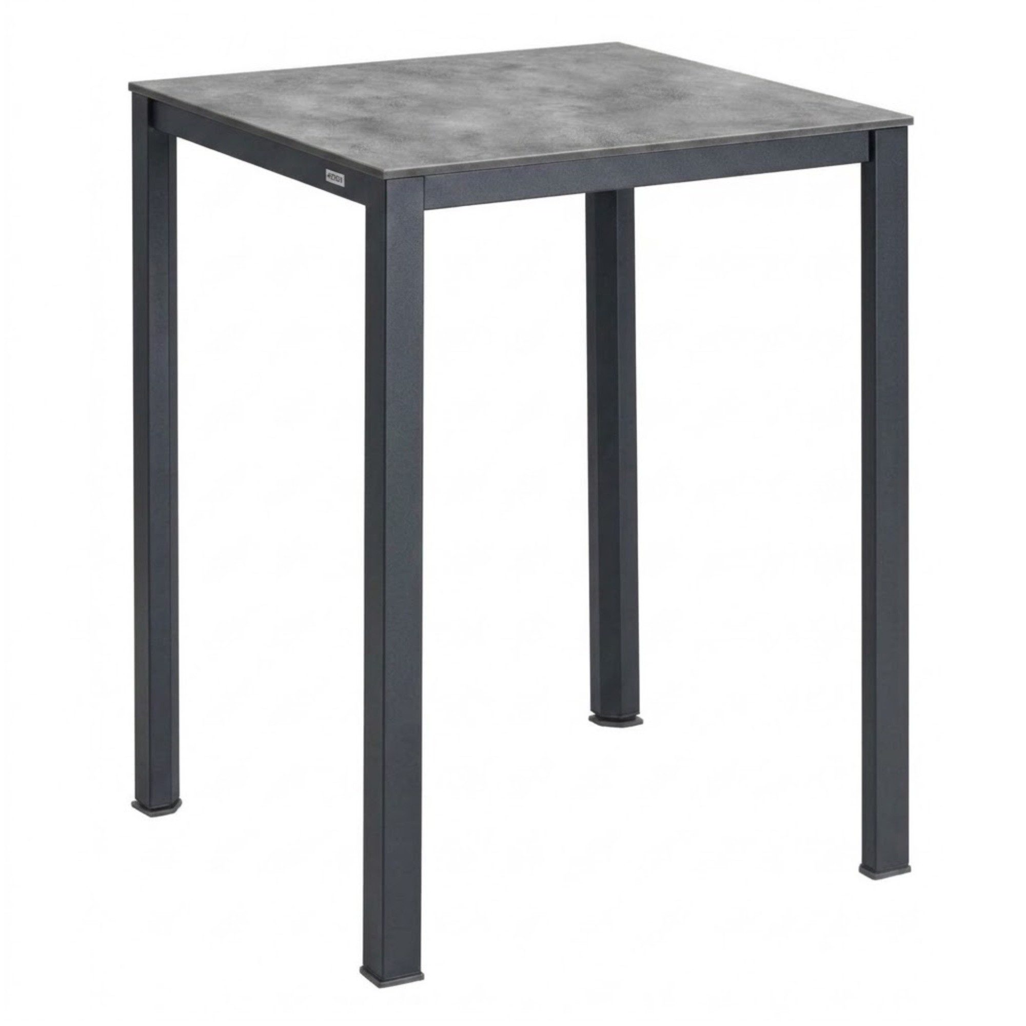 KETTLER Gartentisch Kettler CUBIC Bar Tisch 70 x 70 x 96 cm Anthrazit Aluminiumgestell