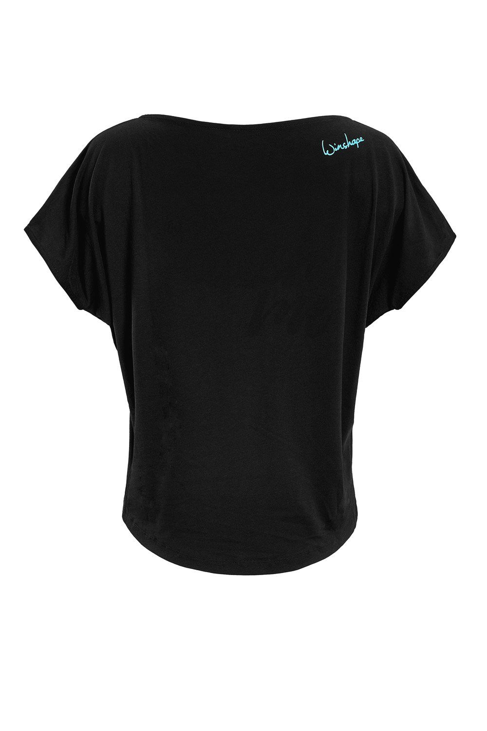 Winshape leicht Neon mit Oversize-Shirt MCT002 Glitzer-Aufdruck blauem ultra