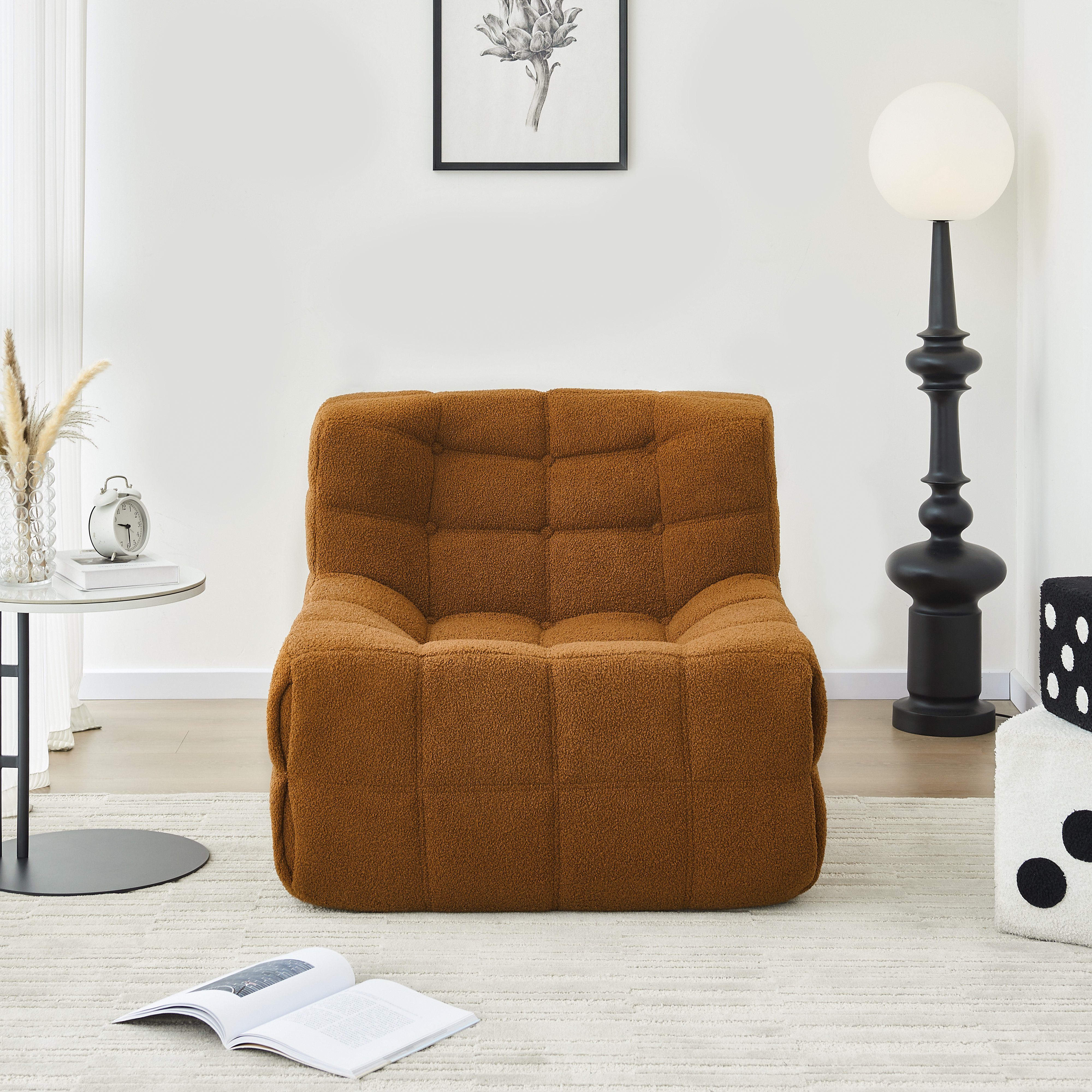 REDOM Sitzsack mit hoher Rückenlehne Couchsessel, für Schlafzimmer, Wohnzimmer oder Balkon