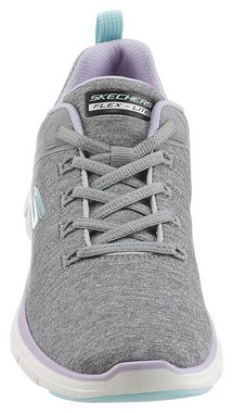 Skechers FLEX APPEAL 4.0 - BRILLIANT VIEW Sneaker für Maschinenwäsche geeignet, Freizeitschuh, Halbschuh, Schnürschuh